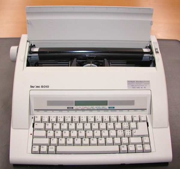 Butec 5010 Typenrad Schreibmaschine